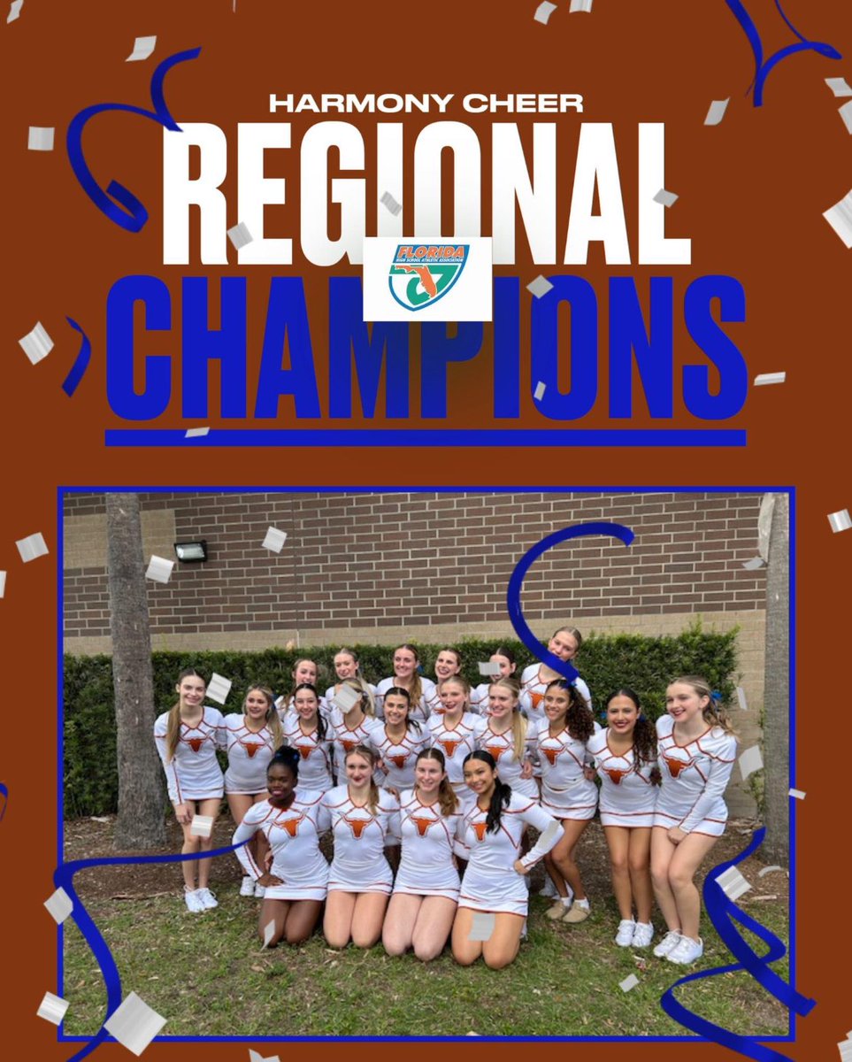 Back to back regional championships for the competitive cheer squad! Congratulations girls