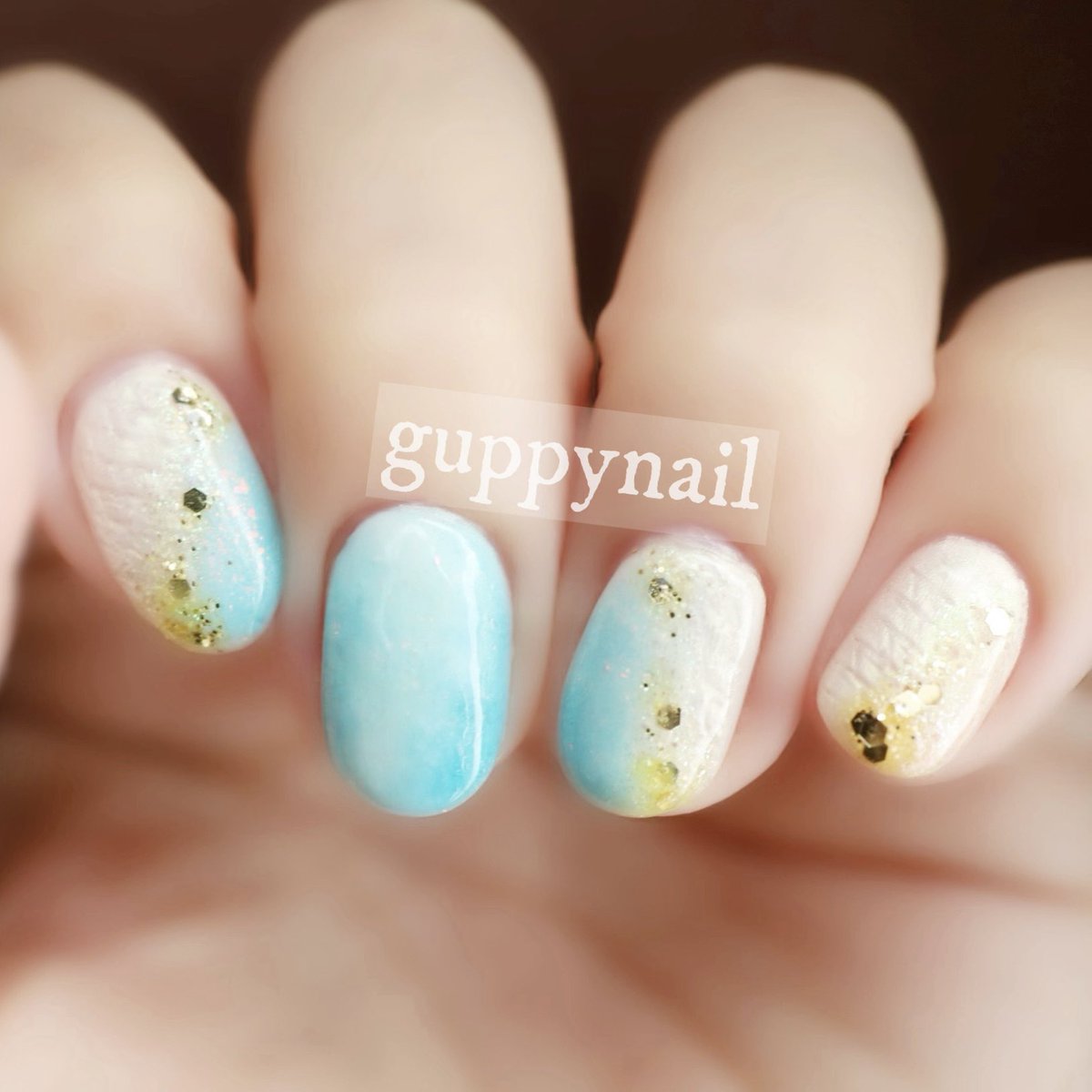 guppynail's tweet photo. １月もう終わりだけど…干支が辰ということで一度やってみたかったティアキンの白龍イメージネイル🐉
あくまでイメージです…緑もう少し足せばよかったと反省…… https://t.co/woCBtbBwam