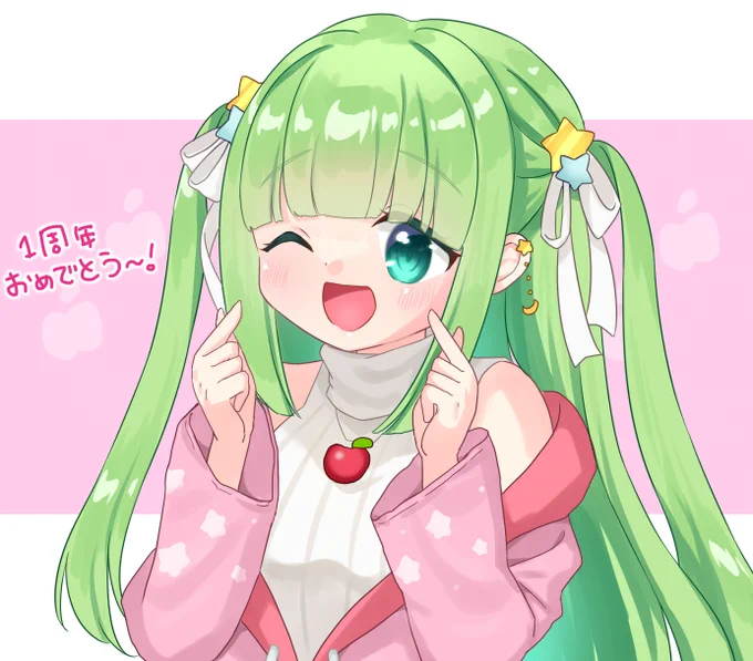 あもちゃ1周年おめでちょ!(⋈◍>◡<◍)。✧#あもの美術館 