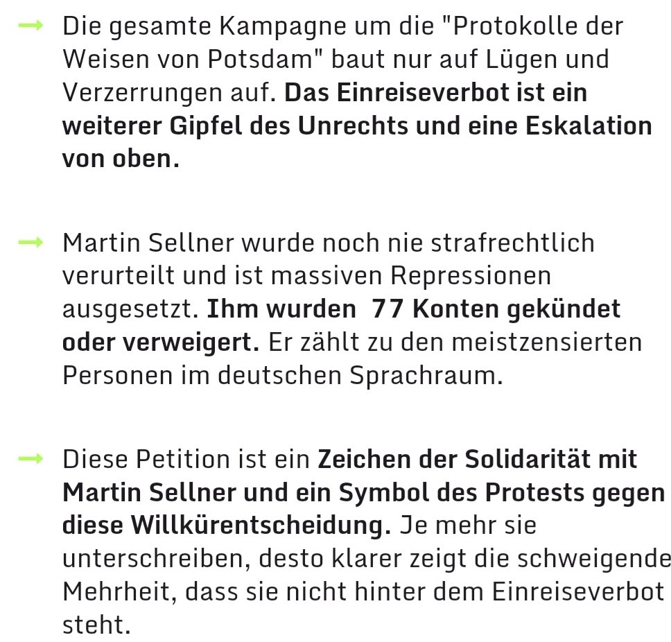 LegatumBooks's tweet image. Based: Already 3 417 signatures against Martin Sellner's #entryban! #KeinSellnerIstIllegal #SellnerIsRight 💪🇦🇹⚡📢👌
martinsellner.info/petition-einre… [Translated from @kallipaidi]