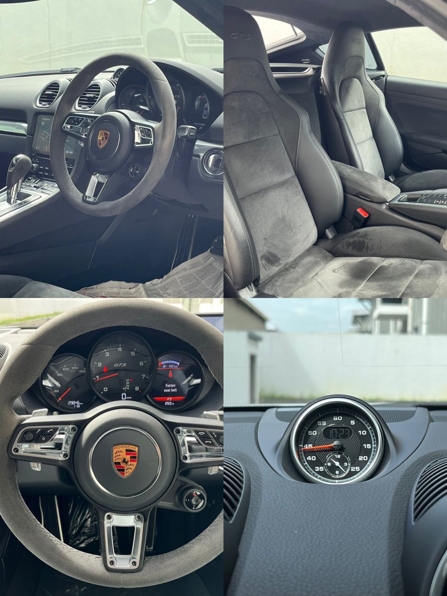 SteveLingTY's tweet photo. 🔥Porsche 718 Cayman GTS🔥

Year 2018, Japan spec unregistered 
Mileage 29835 km

白富美必备带步工具，大方得体，舒适但不缺动力。要买车，找小浪❗️
⚜️365hp, 420nm 
⚜️2.5 turbocharged 
- 20 Inch Alloy Wheels
- PDLS Plus
- PASM
- Sport Chrono Package

Selling Price 售价：RM 488,000 https://t.co/uBtWpbG0aZ