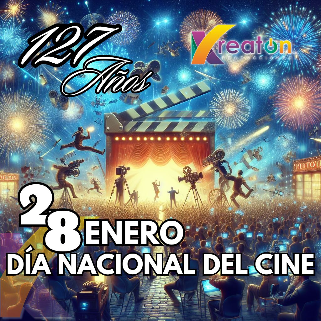 Kreatonprod2023's tweet photo. #cine Hoy se cumplen 127 años construyendo historia en el cine nacional , Kreaton Producciones se embarca en esta aventura y en el marco de la 2da Edición del Festival Venezolano de Cortometrajes Universitarios se une a esta gran celebración
#28Enero #CineVenezolano https://t.co/p95spVucG2