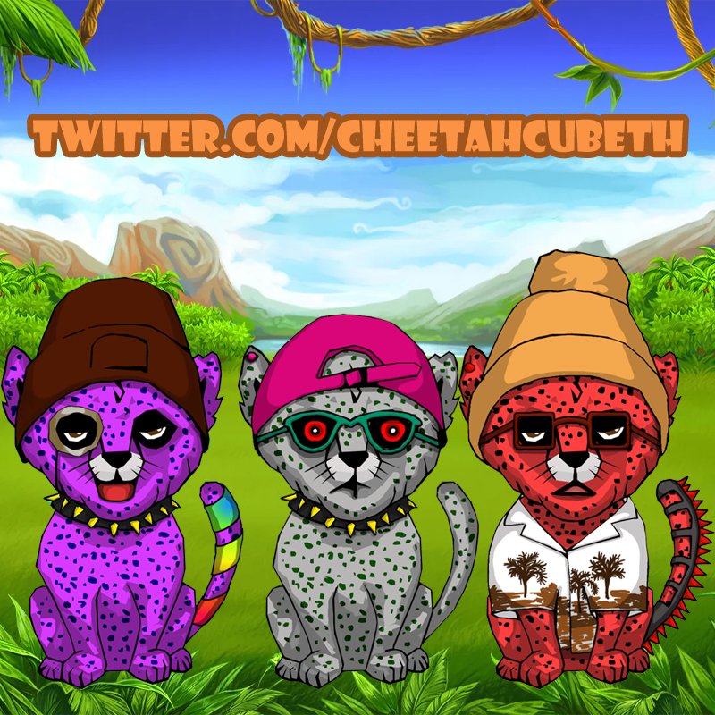 CheetahCubEth's tweet image. The Cheetah Cub Coalition Mint Information:

🐆Date: February 4th, 2024, at 3:00 PM UTC
🐆Supply: 7100 NFTs, one for every cheetah still left in the wild
🐆Public price: free + gas (Ethereum Network)
🐆Mint up to 1 free tokens during the public sale