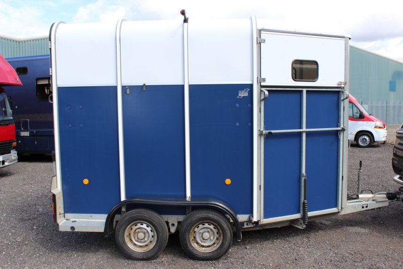 Stolen from the BIngley area on the 23rd  Ifor Williams 511 horsebox blue and Ifor Williams 510 horsebox silver serial number 5013272
Pictures are generic ones of the models
Any info please call 101 or Crimestoppers 0800 555 111
