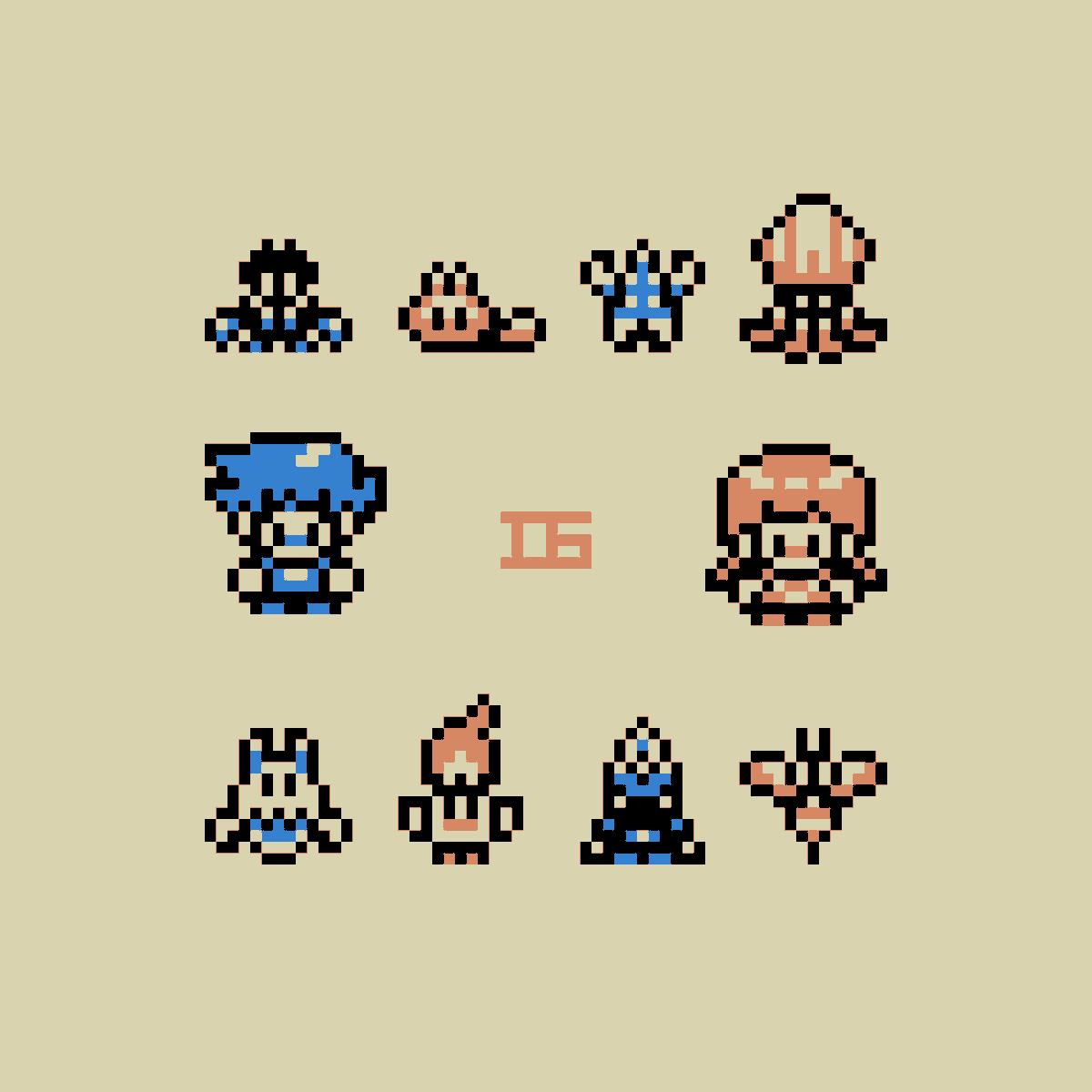 pixelartds's tweet photo. Creatures &amp; characters ✨
#pixelart https://t.co/X1hcKqfV5N
