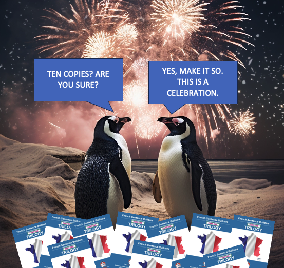 MrVinalesMFL's tweet photo. French Sentence Builders - TRILOGY - Part 1 - going LIVE in next 24 hours!

To help us CELEBRATE - please join us in our LAUNCH PROMO :)

10 FREE books up for grabs! Just ❤️&amp;RT☘️

Already available on https://t.co/WI6s9YDdCL

🙏❤️🐧

#mfltwitterati @gianfrancocont9 @JezequelR https://t.co/NgVU0SHdRz