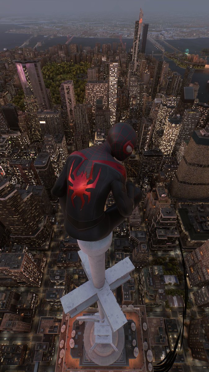 jreq_tech's tweet image. #SpiderMan2PS5 got some pretty good Photo Mode updates! And this is my favorite spot to take photos. 😂