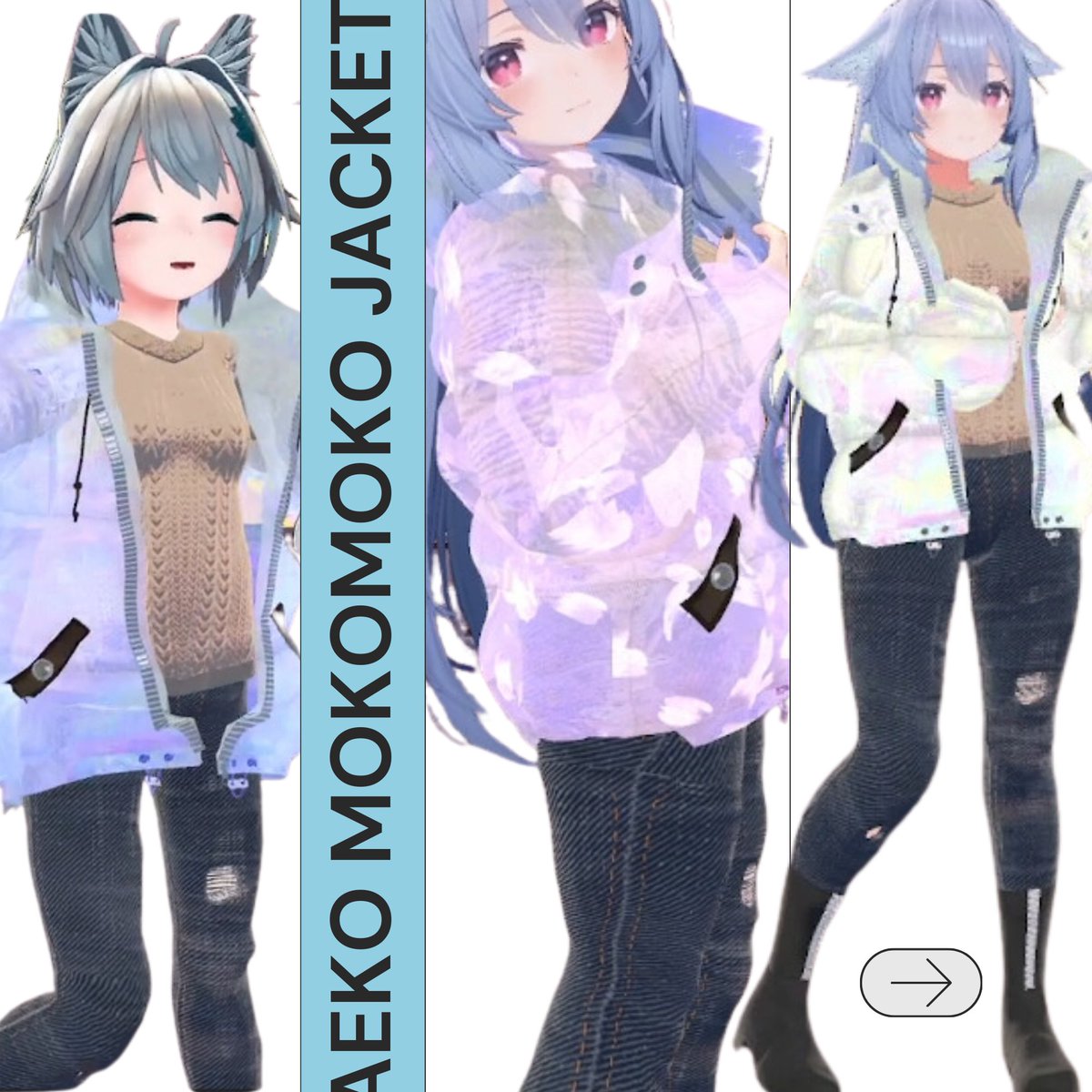 AEKO_VRC's tweet photo. こちら本日の夜に販売開始予定です！併せてこちらのXアカウントからプレゼント企画もやりますので、フォローまだの方はぜひこの機会にフォローしておいてくださいねー！
#AEKO_VRC https://t.co/sz14mFXH1B
