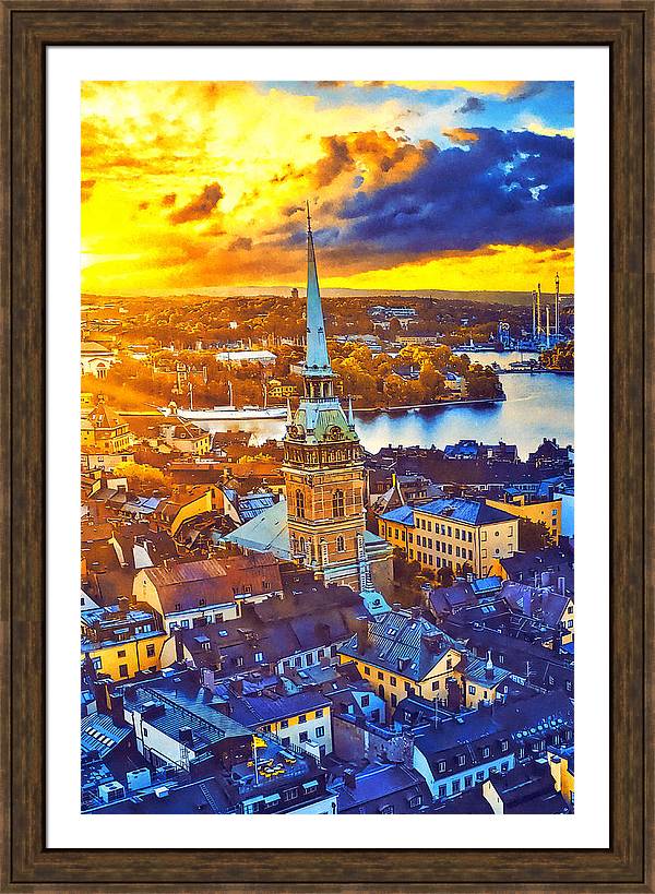 The German Church, or Tyska kyrkan, in Stockholm, at sunset - watercolor 😎👍
fineartamerica.com/featured/the-g…

#gamlastan #oldchurch #stockholm #oldtown #gothicrevival #gothic #lutheranchurch #sweden #orange #blue #painting #wallart #print #poster #art #artwork #ayearforart #buyintoart