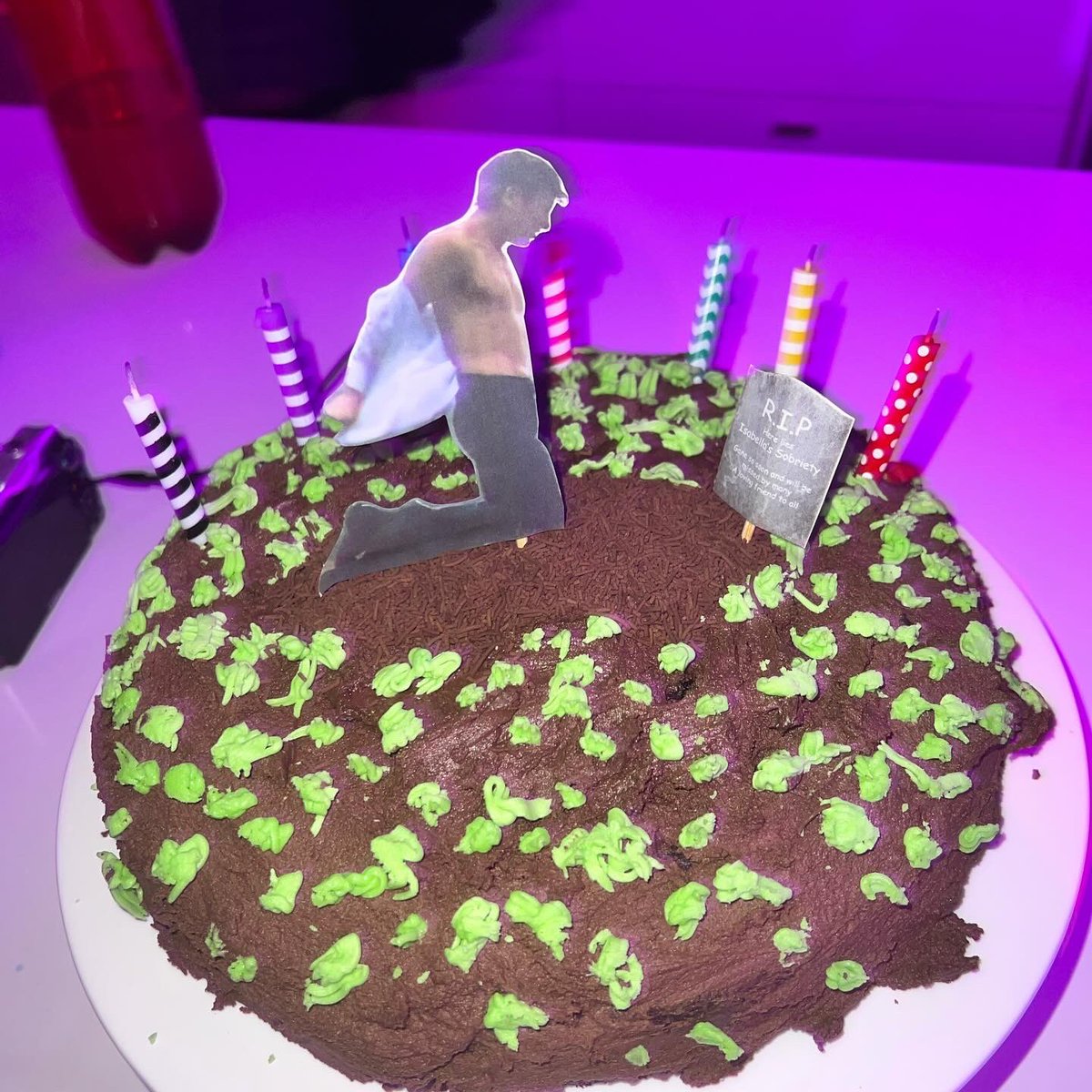 Can I just show you guys the insane cake my friends made for my birthday