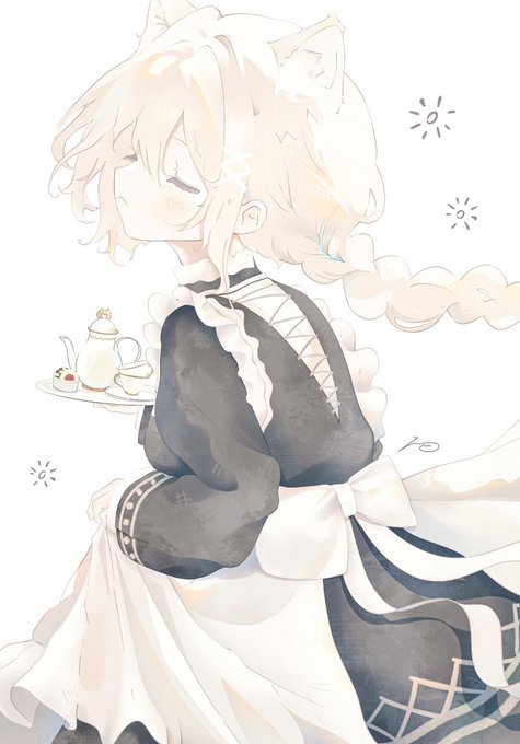 「black dress tray」 illustration images(Latest)｜4pages