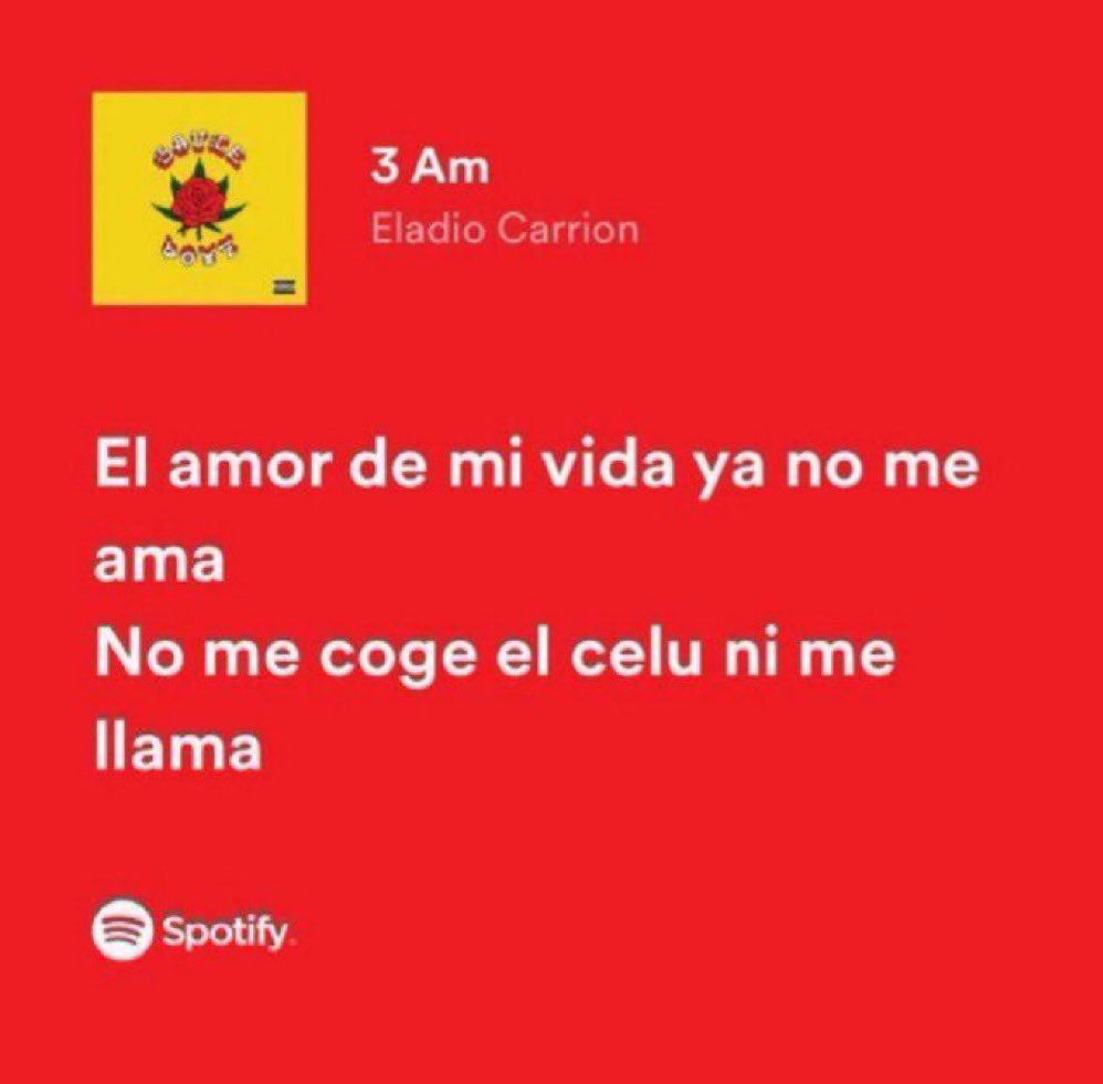 eladio carrion / 3 am