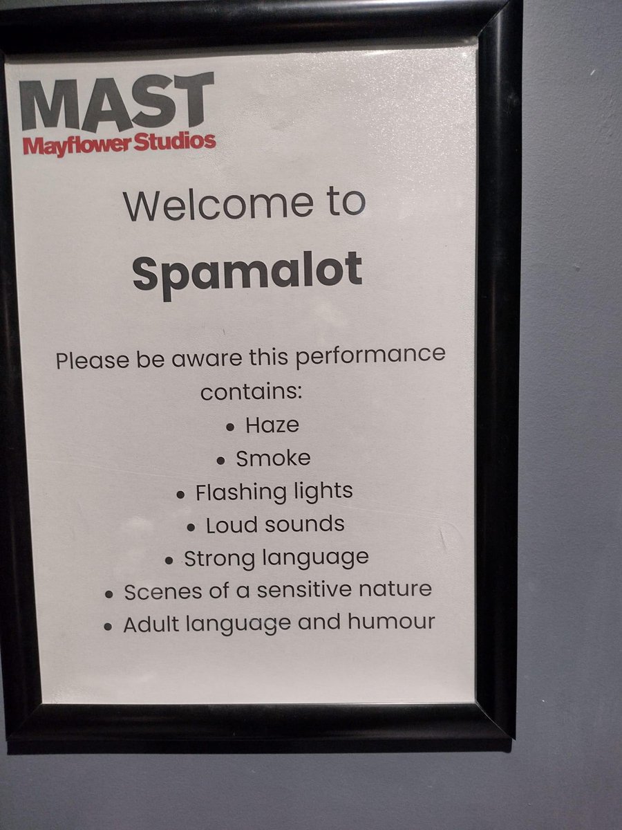 SotonOpera's tweet image. A final thanks now to @EricIdle for writing a show which even now triggers this many audience warmings! What an inspiration you are!