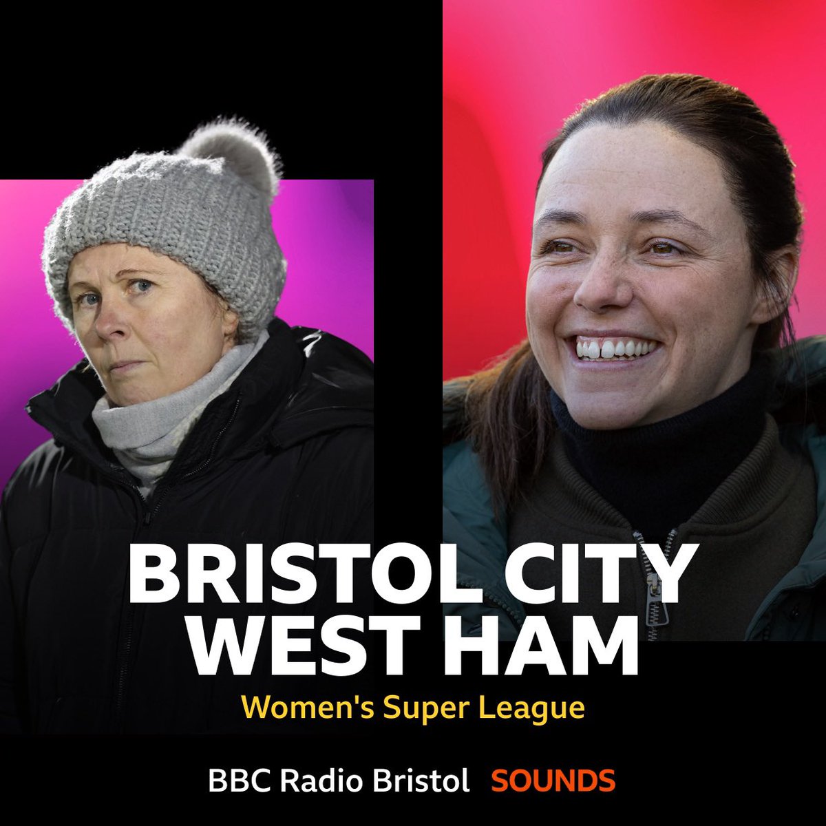 ⚽️ Bristol City Women 🆚 West Ham Women 🎙️ Build up & commentary from 1.30pm with @VickiBlight, @SimsonPete & Frankie Brown 📻 @BBCRB 94.9FM, 104.6FM, DAB 💻📱@BBCSounds 📺 Freeview 719