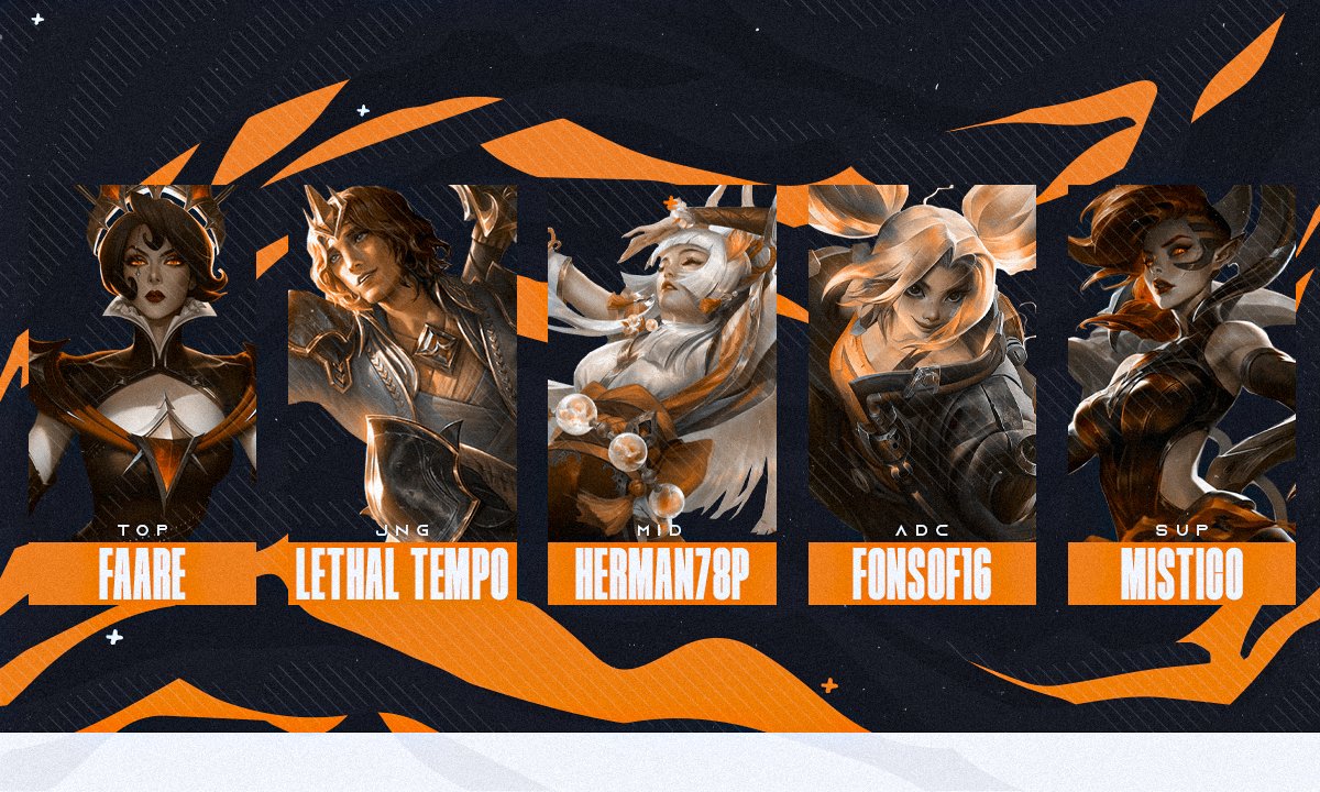 Destiny_Spsjbi's tweet photo. 🔹Presentación ◽ League of Legends🔹

Después del apoyo en el tweet anterior en menos de 24h, empezaremos presentando el primer proyecto de league of legends. 

IMK Orange

🦍 Faare
🌳 @angyalka_xo
🧙‍♂️@MrProsi
🏹@fonsoff16
⛑ @IMKmistico

👨‍🏫@dogs_wars66802 https://t.co/F4tDPgv9N3