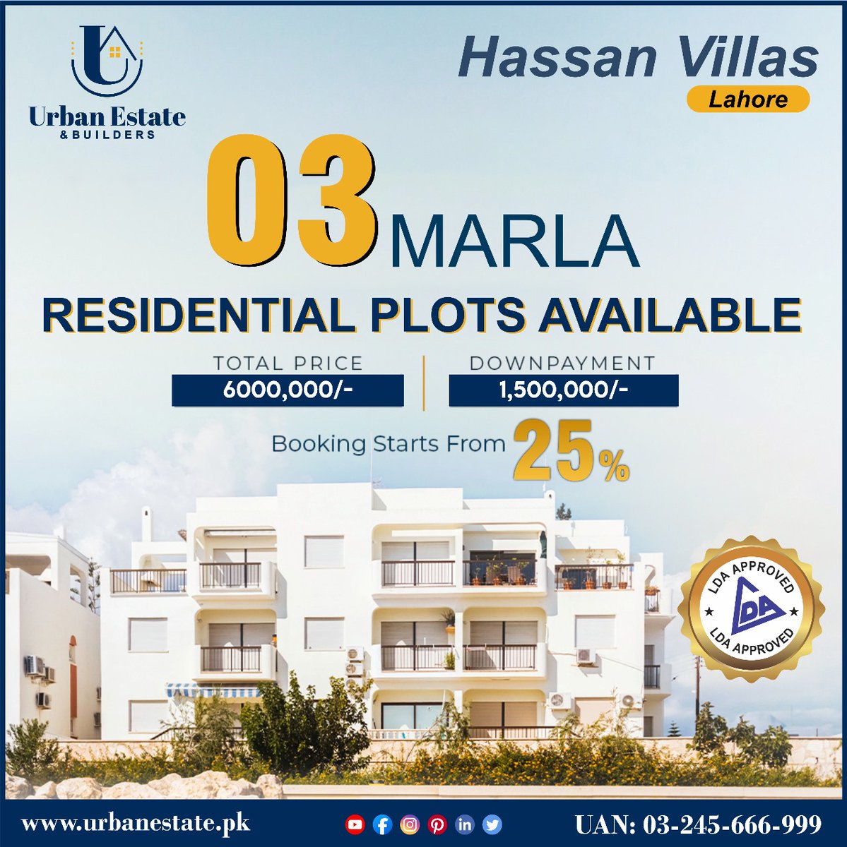 uestatepk's tweet image. 𝐇𝐚𝐬𝐬𝐚𝐧 𝐕𝐢𝐥𝐥𝐚𝐬 𝐋𝐚𝐡𝐨𝐫𝐞
New Deal Announced
𝐖𝐡𝐚𝐭𝐬𝐀𝐩𝐩: wa.me/+923245666999
#lahoreproperty #realestate #lahore #commercial #plots #pakistan #خان_کی_کال_پر_لبیک  #lahorerealestate #propertydealer #jubileetown #IndusHospital #hassanvillas