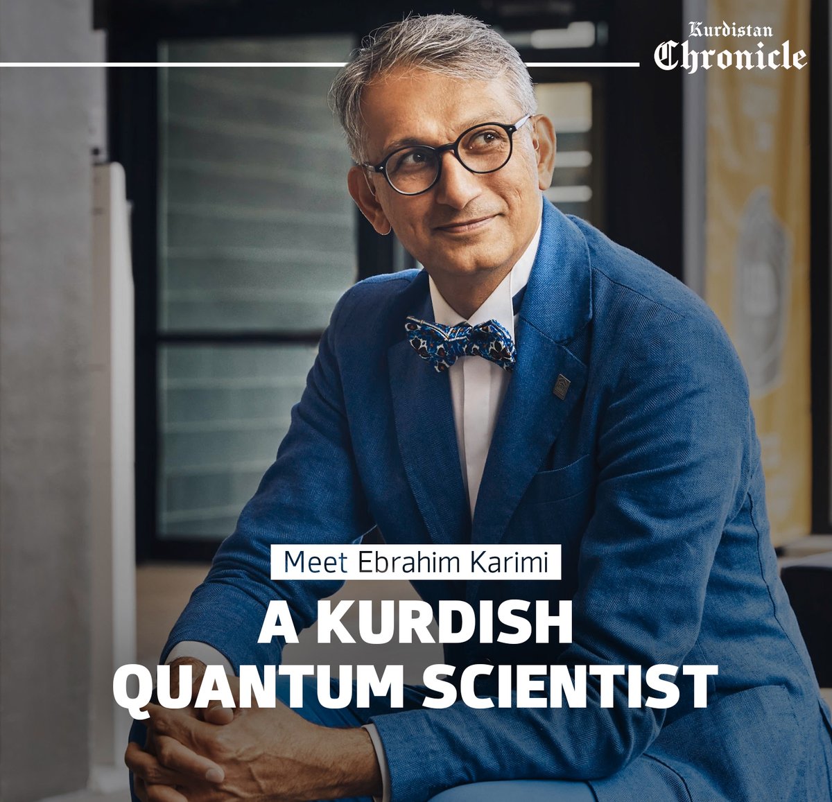 Ebrahim Karimi (<a href="/ebi_karimi/">Ebrahim Karimi</a>), a Kurdish professor in the Department of Physics at the University of Ottawa, was recently awarded the Royal Society of Canada’s prestigious Rutherford Memorial Medal.

Read his fascinating story here: kurdistanchronicle.com/babat/2890