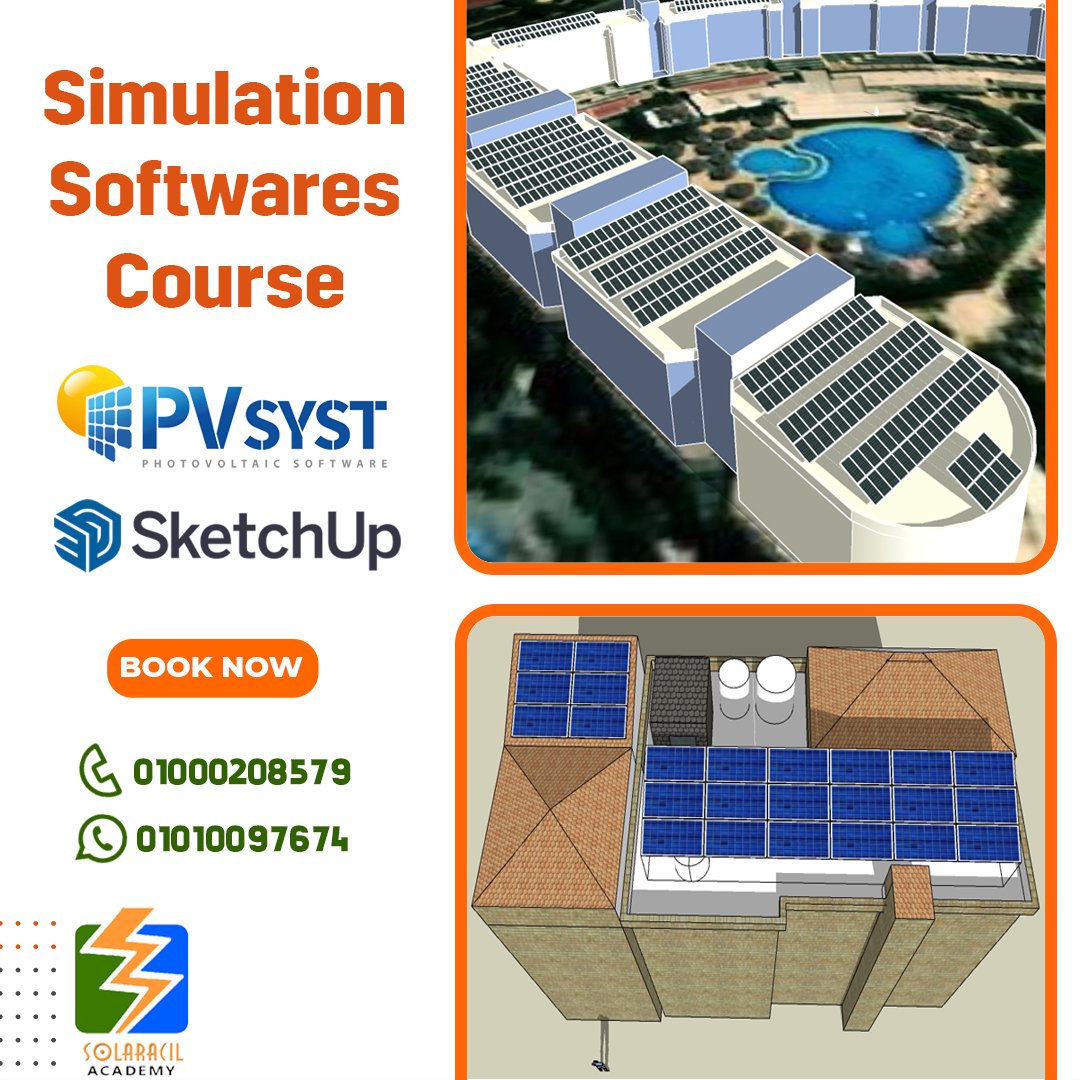 SOLARACIL_Egypt's tweet image. احترف تصميم أنظمة #الطاقة_الشمسية عبر استخدام برامج المحاكاة #PVsyst و #SketchupPro

الدورة أونلاين تفاعلية تدربك على كيفية استخدام البرنامج في تصميم الأنظمة الشمسية المتصلة بالشبكة ورسمها

سجل بياناتك الآن:
solaracil.com/academy/form/