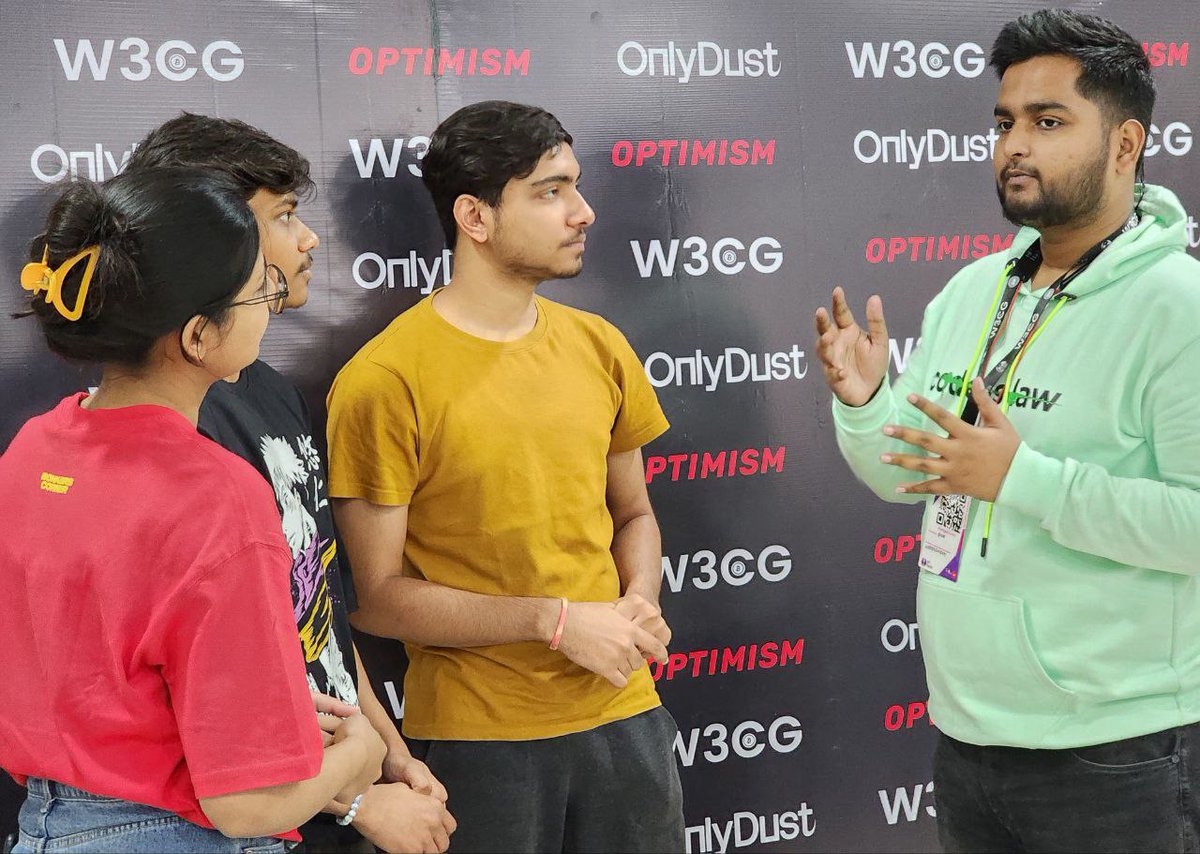 shriyashpandit's tweet photo. Hey folks 😎 I attended super #Ophacks hackathon at IIT-Mumbai and represented @QBlockchain made the devs aware of the importance of fair & credible governance!
The devs understood the importance & admired the Innovation of Q protocol!
Got great feedback and superb response! https://t.co/DnsTaKhIG8