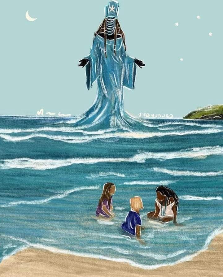 macumbalizou_'s tweet photo. Quem tem Iemanjá como mãe, tem o oceano de proteção 💙🌊 https://t.co/DVnh6GwPVr