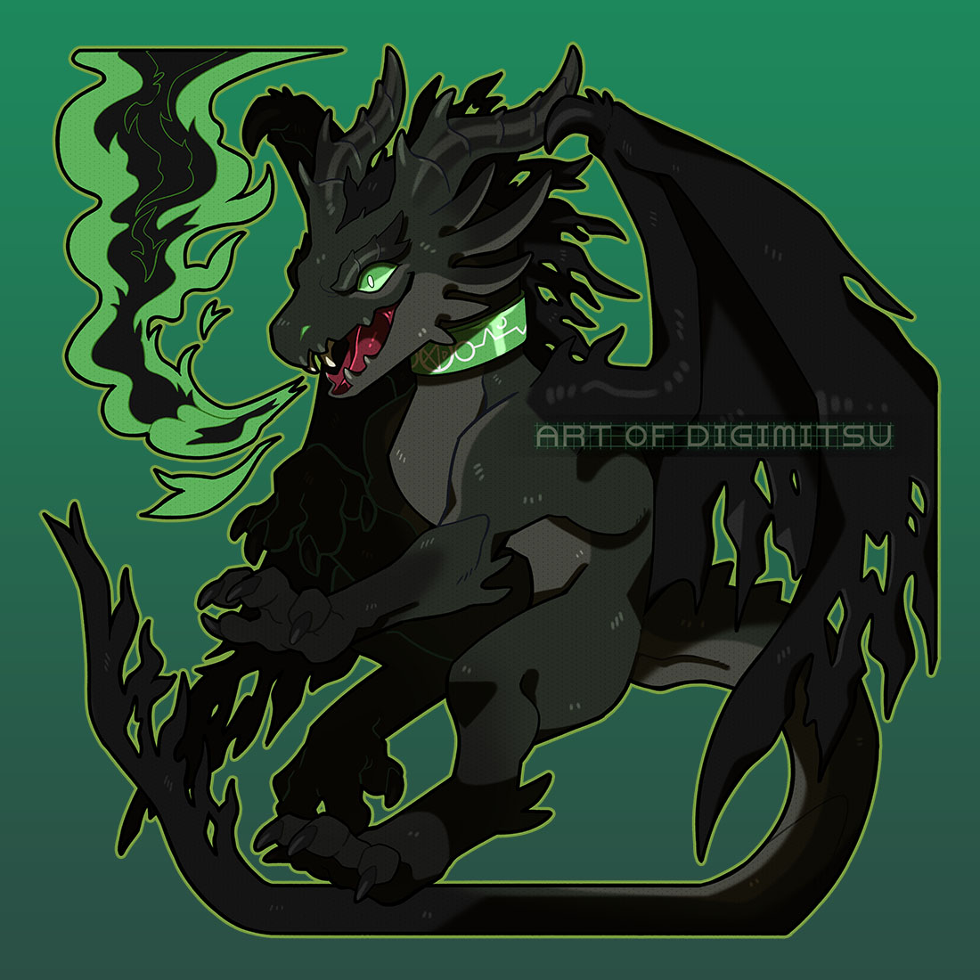 DigimitsuArt's tweet photo. Square icon chibi dragon for @/Ina_Shibe ! 💕 https://t.co/Tde9tjKJW9