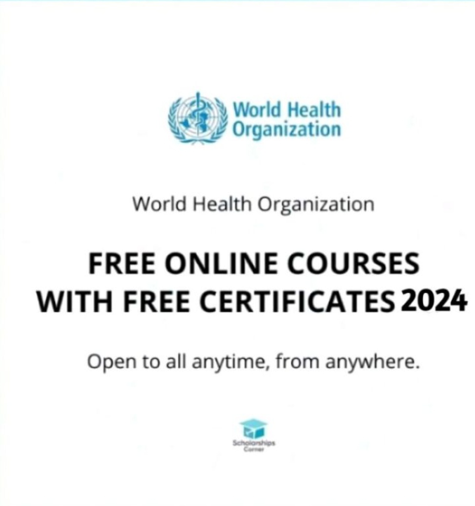 DEAR DATA ANALYSTS 😎🔥 plus other TECH ENTHUSIASTS.

Last week I shared a powerful resource on DATA ANALYTICS Internships and how to BUILD your PORTFOLIO🔥

TODAY, I will be sharing W.H.O online COURSES with FREE CERTIFICATIONS ✅

THREAD 🧵👇

Please Retweet for others 2 C 🙌