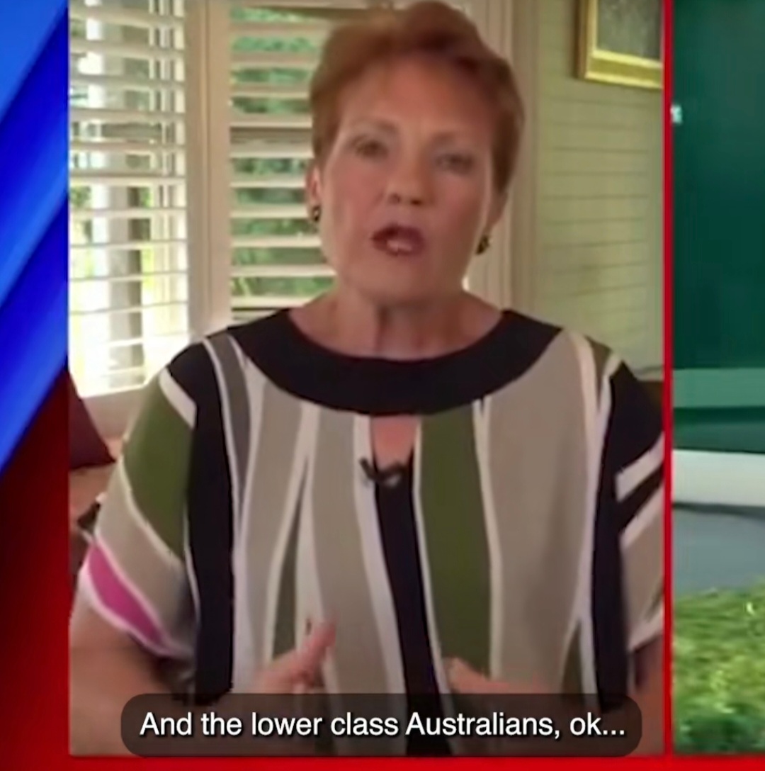 Pauline Hanson has vilified people who are Asian, Indigenous, Muslim, Transgender or on the NDIS. Now she's angry her tax-cut is being reduced so that more Australians will get one! And these 'lower class Australians' will 'just squander the money'! Wow! 😲 #auspol #Stage3TaxCuts