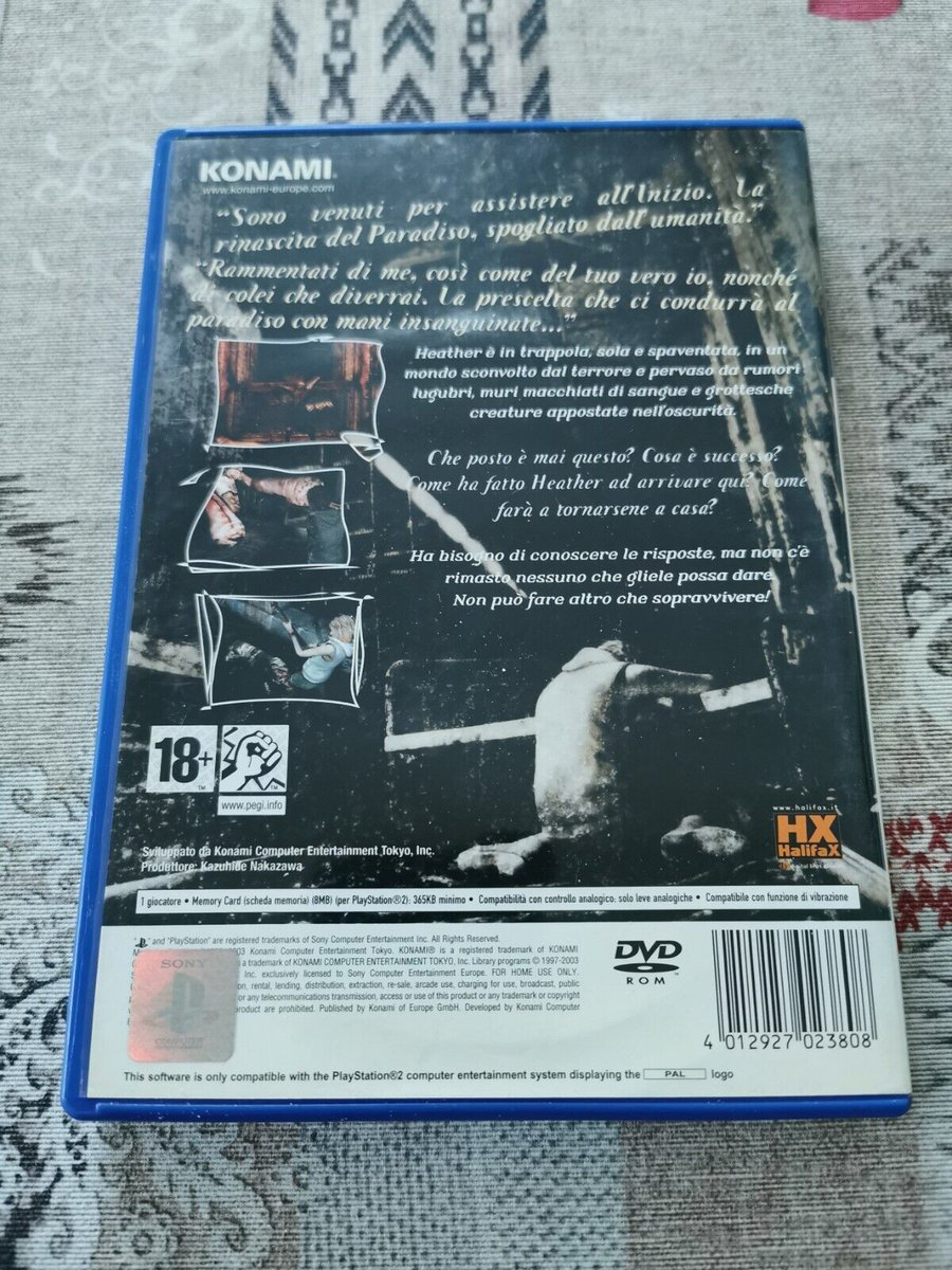 Gamescollection's tweet photo. https://t.co/Vf6NCnmDby
Silent Hill 3 - PAL ๐ช๐บ ๐ฎ๐น
Sony Playstation 2
#auction
#silenthill #silenthill3 #konami #ps2 #ps1 #playstation #playstation2 #psx2 #retrogame #retrogamer #retrogaming #ebay #videogames #horror #29gennaio https://t.co/hid82Gnh3m