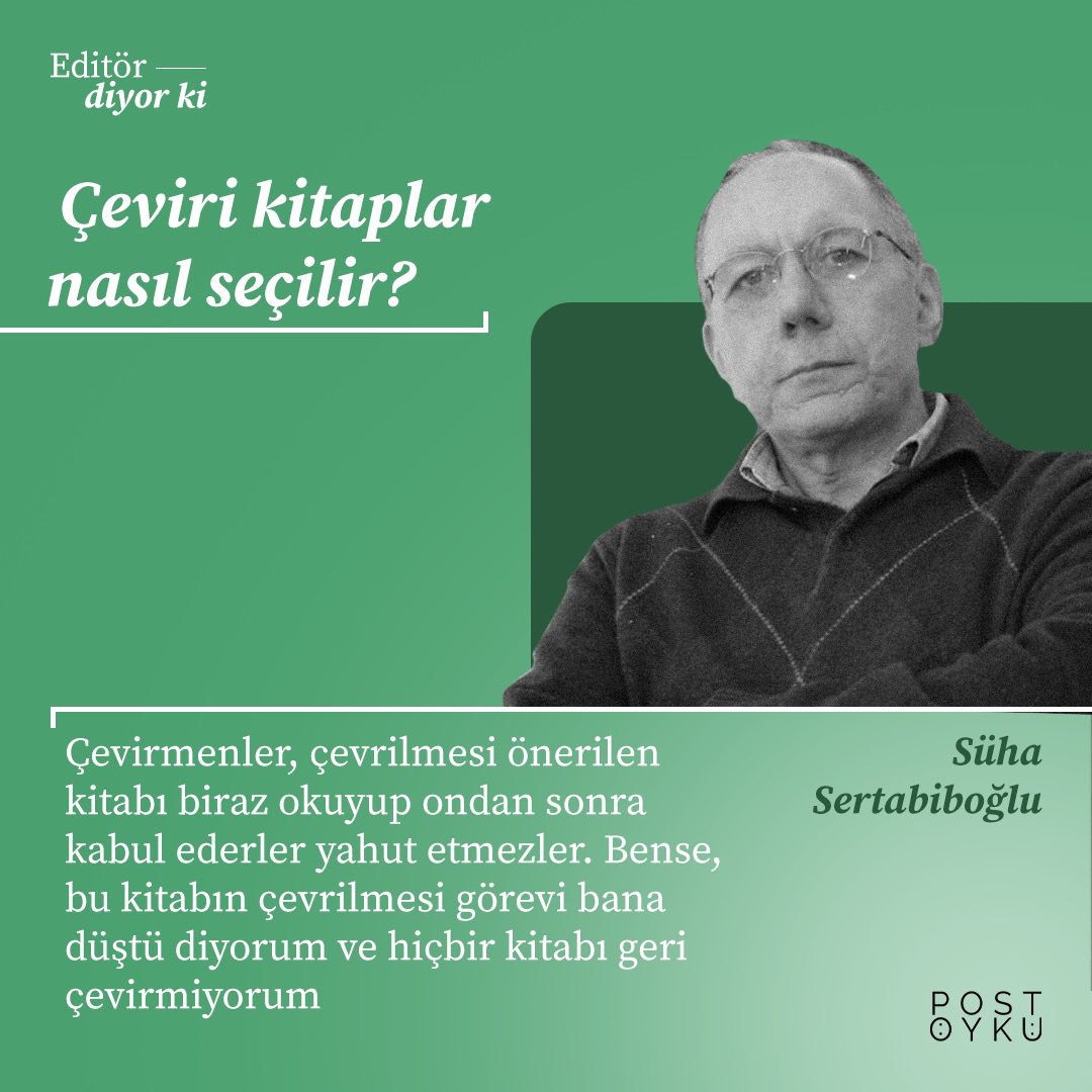 Süha Serabiboğlu ‘Çevirmen Diyor Ki’ de yazdı Yazını devamı Post Öykü 56. Sayıda