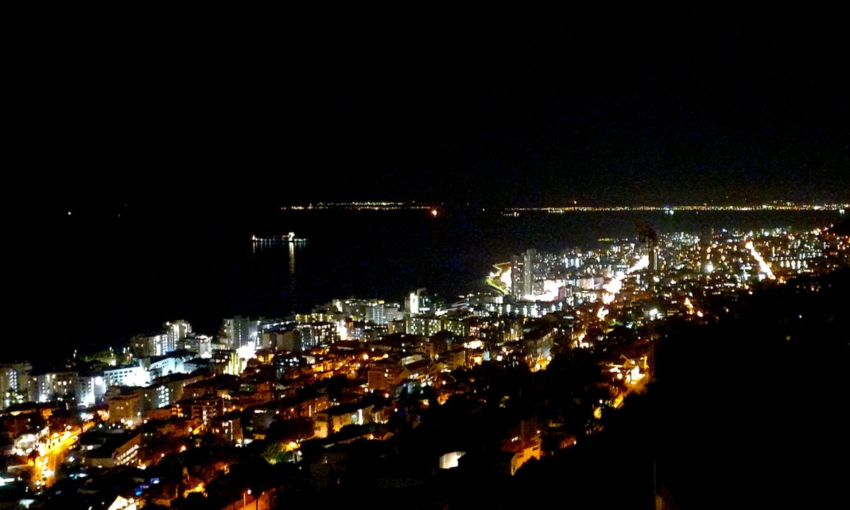 View from the balcony at last night's performance at a private party 😳