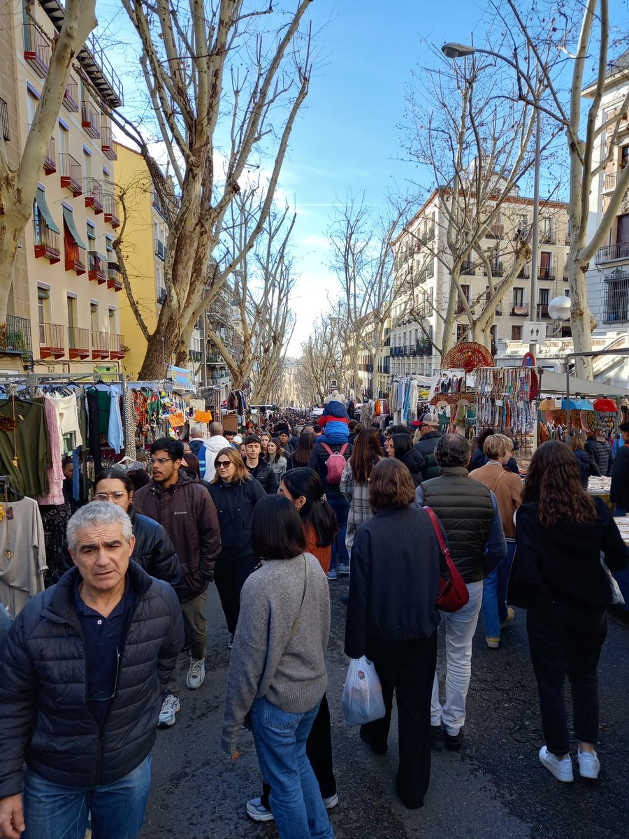 WyHighMFL's tweet photo. This morning we went to El Rastro market for a spot of shopping and we are going to have lunch in a traditional Spanish restaurant before hitting the museums @WyHighAcademy https://t.co/daF3DRcUeE