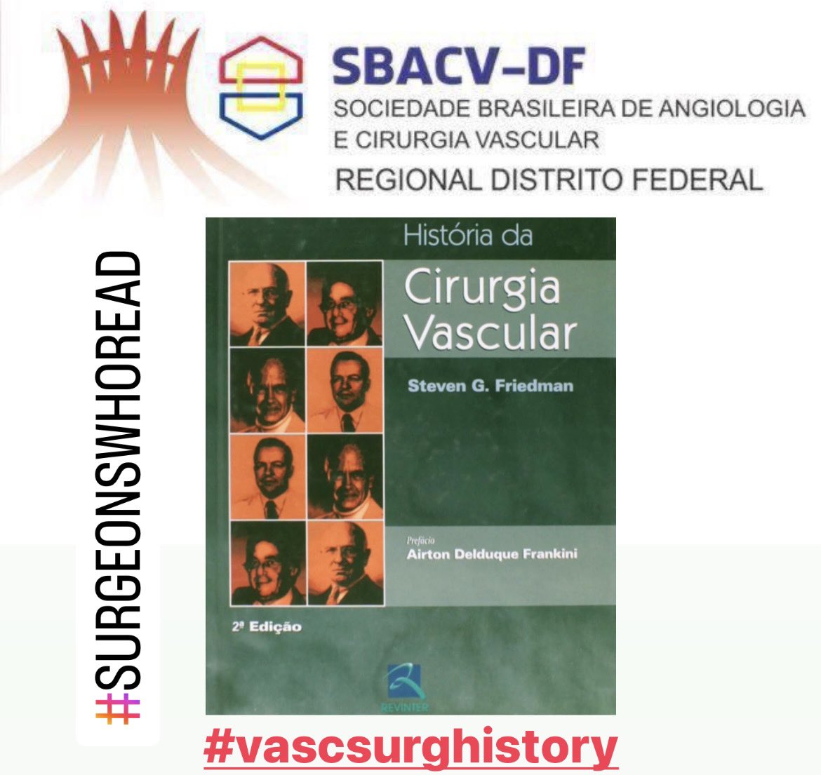 In its 2o Ed., provides the reader with a broad review of the main topics related to the evolution of #vascsurgery, highlighting achievements and authors… learn about the subject in focus and a little more about the lives and motivation of its creators.
 a.co/d/jm5kzBd