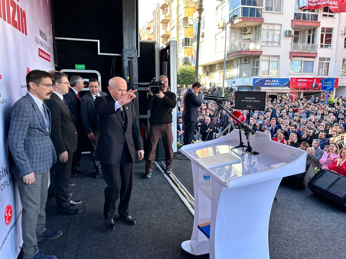 Genel Başkanımız Sayın Devlet Bahçeli, ‘‘Cumhur Bizim Türkiye Hepimizin’’ Mersin Mitingi'nde Vatandaşlarımıza Hitap Ediyor.
