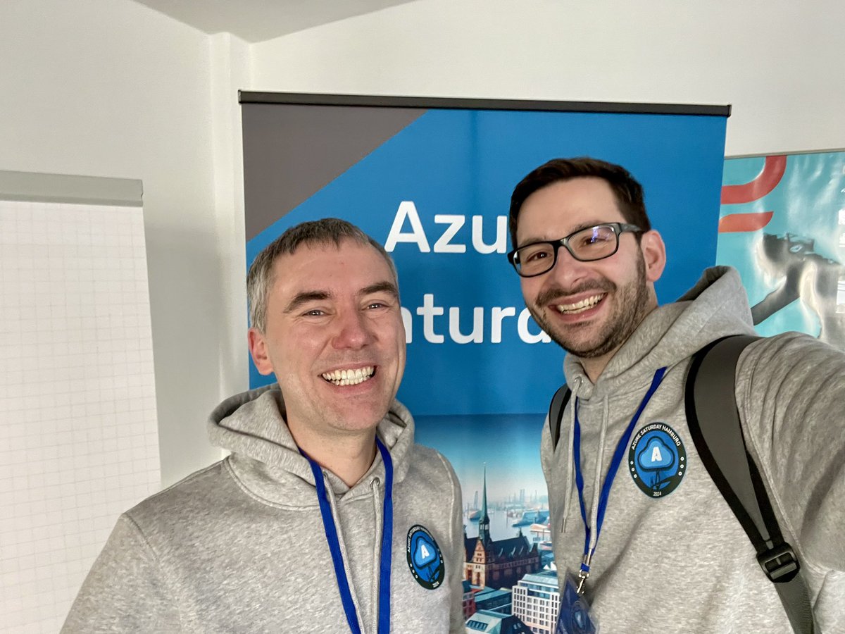Thomas_Live's tweet image. On my way back home after a fantastic day at #AzureSaturday Hamburg. It was a great pleasure to share a session with @fabian_bader, meeting the local community, colleagues and familiar faces from the #AzureCommunity. Special thanks to everyone for organizing this great event!