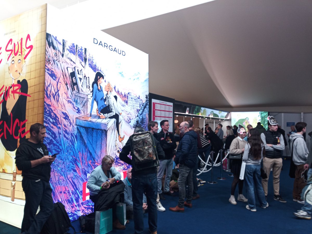 derrgis's tweet photo. Le 51 ème #Festival de BD d'Angoulême est farpaitement fénoménal :
#manga #romansgraphiques #histoire #Jeunesse #fantastique... wo!!
@bdangouleme #FIBD #FIBD2024 @villeangouleme https://t.co/E00kdmi9Eq