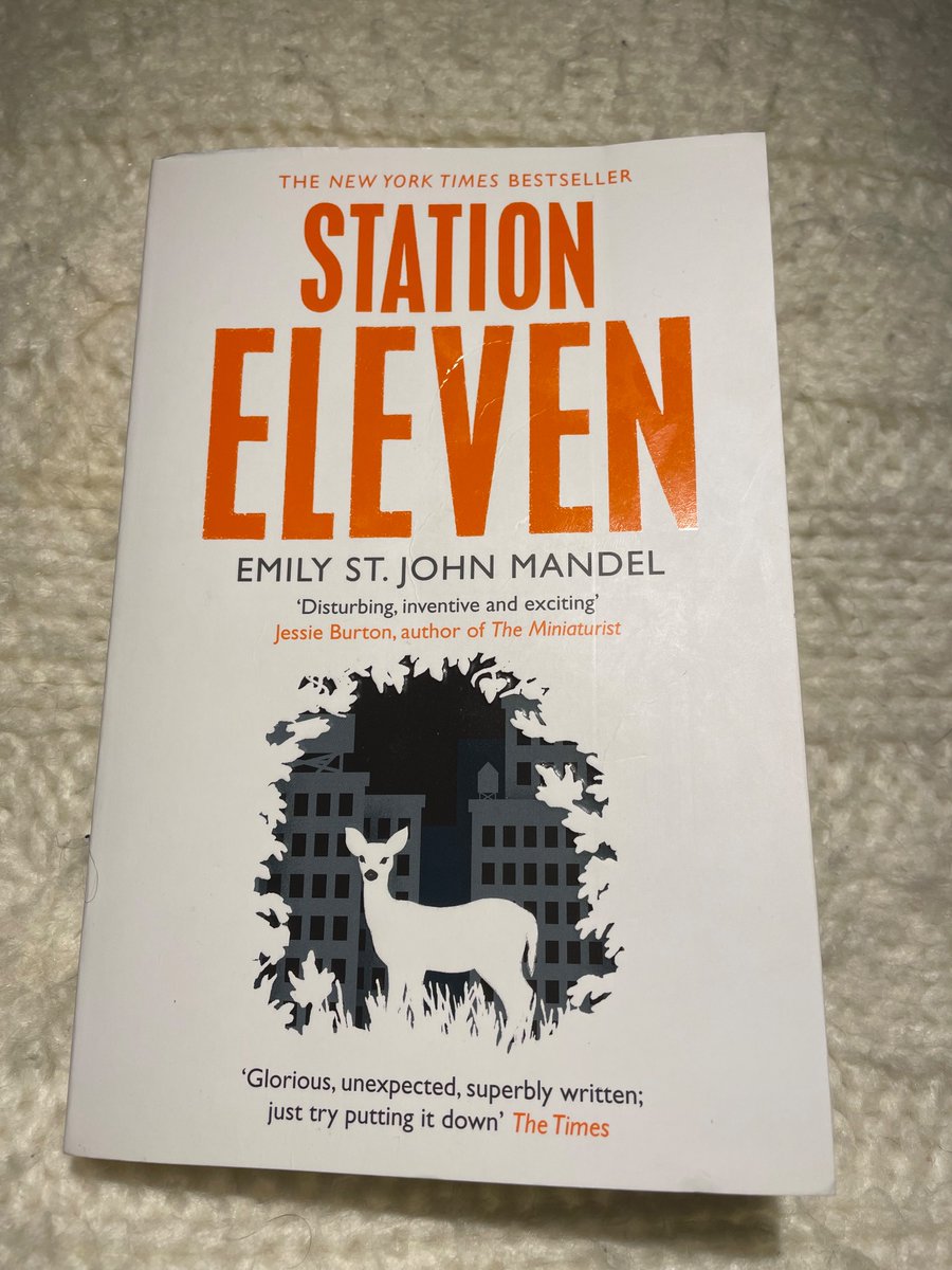 You know you read a special book when its characters continue living rent free in your head for days . Finished Station Eleven by @EmilyMandel, but its protagonists keep visiting me in my dreams. A nostalgic dystopia with reflections on life & survival, and memories of the past.