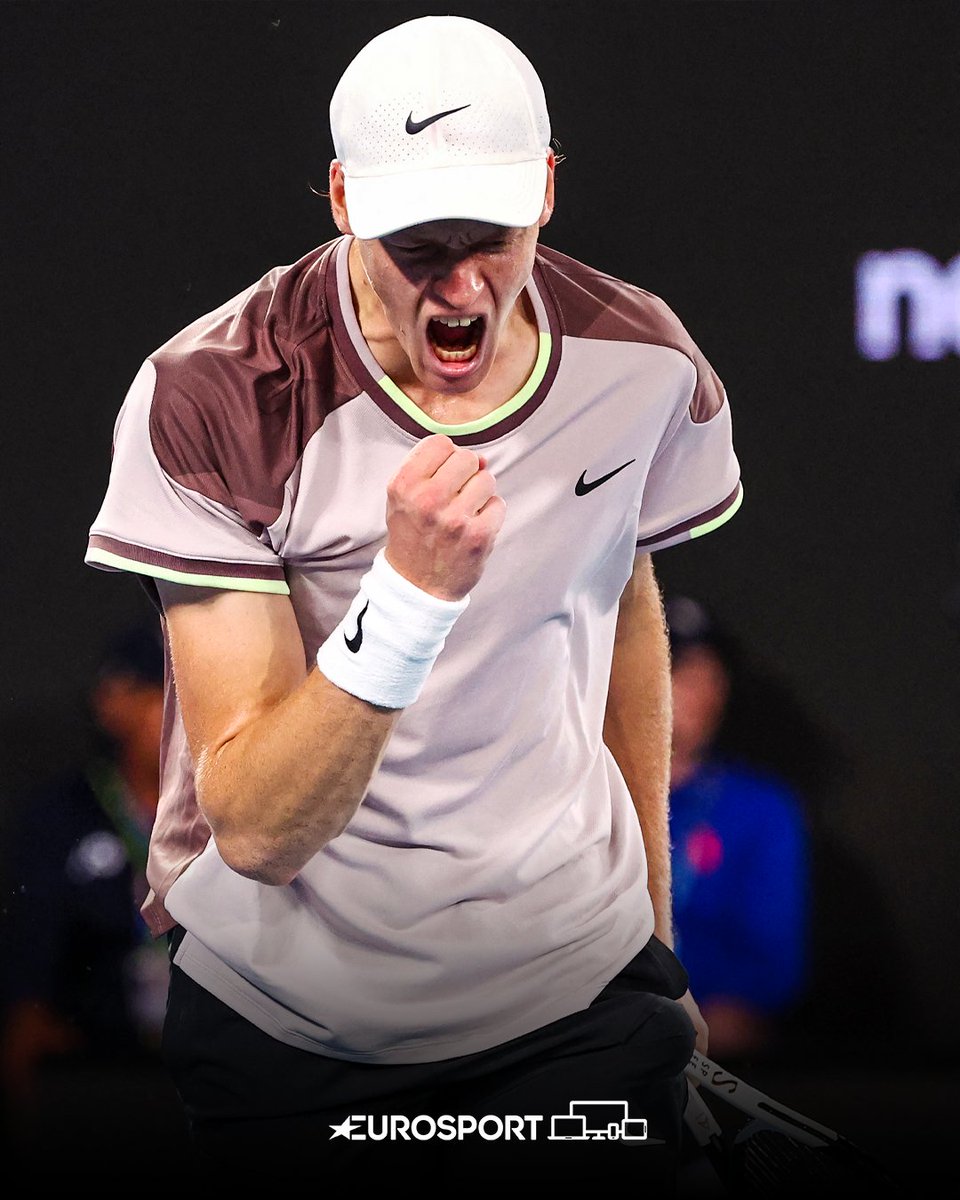 NON SI VA DA NESSUNA PARTE.
SI RESTA QUI.
SINNER VINCE IL 4° SET. 

❤️‍🔥❤️‍🔥❤️‍🔥❤️‍🔥❤️‍🔥

#EurosportTENNIS | #AusOpen | #AO2024 | #Sinner | #SinnerMedvedev