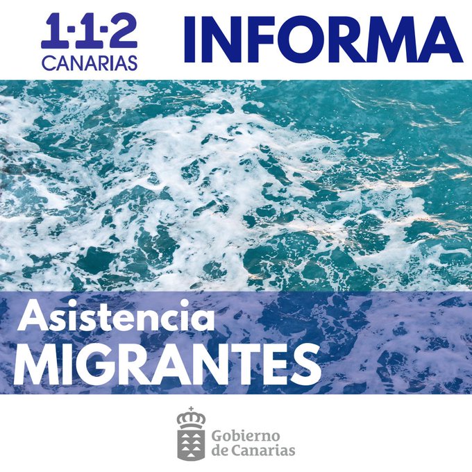 112canarias's tweet photo. El dispositivo sanitario de #SUC y @CruzRojaEsp desplegado en el muelle de La Restinga ha atendido durante esta madrugada a 185 migrantes de dos embarcaciones localizadas por @salvamentogob y @guardiacivil en aguas próximas a #ElHierro 

➡️Todos presentaban buen estado general https://t.co/uiiANHPHhP