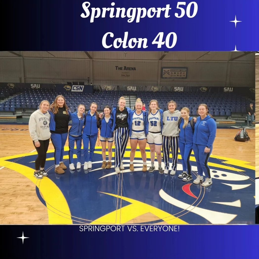 CoachSaldana517's tweet image. Spartans played at SAU last night against Colon. They were on a 10 game winning streak coming into last night's contest. The Spartans were able to pull of the win in a exciting game. Hats off to both teams. @PGHMichigan @MichHSBball @jacktowntweet @MLiveSports @SpringportPS