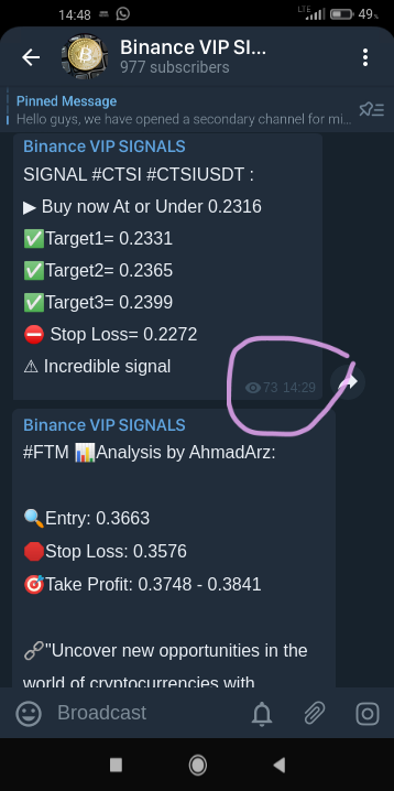 AndrewGriUK's tweet photo. SIGNAL #CTSI #CTSIUSDT :

▶ Buy now At or Under 0.2316

✅Target1= 0.2331

✅Target2= 0.2365

✅Target3= 0.2399

⛔ Stop Loss= 0.2272

⚠ Incredible signal

It is still surprising the heck out of me

#SPOT #Crypto #NFT

Join Our VIP SIGNALS channel NOW, PM ME! https://t.co/I7YxBsSOjX