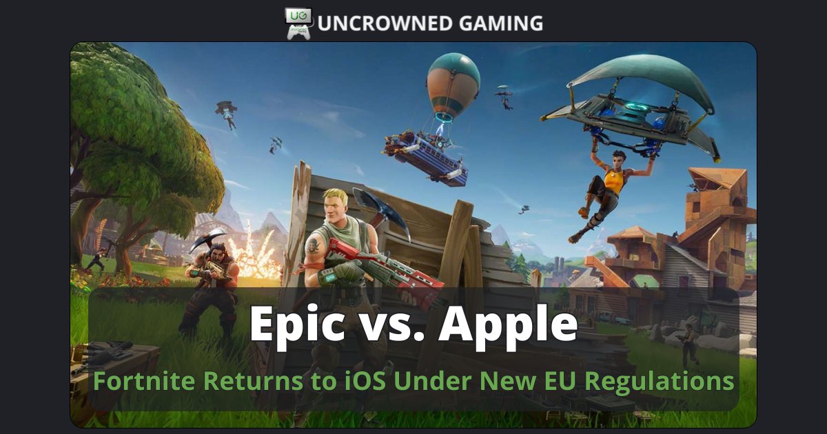 UncrownedGaming's tweet image. Epic vs. Apple: Fortnite Returns to iOS Under New EU Regulations
i.mtr.cool/igcudtcirv
#FortniteOniOS #EpicGamesStore #iOSVersion