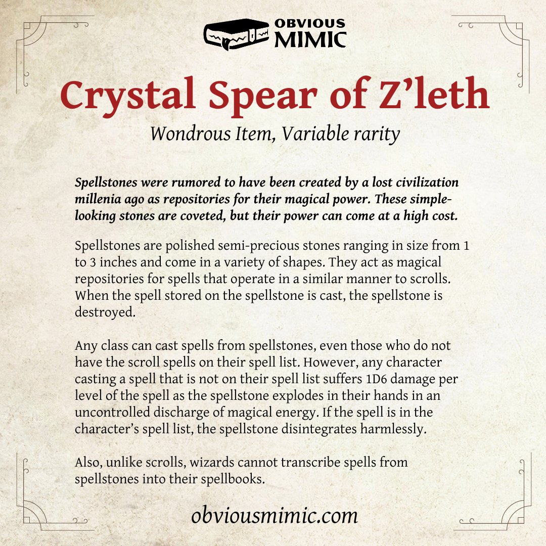 ObviousMimic's tweet photo. Only 5 days left! Our newest solo adventure, The Crystals of Z'leth, comes out in PDF format on January 31st. Find it at https://t.co/PmDFKoHGaz #solodnd #solorpg https://t.co/qsB2N0Q5aN