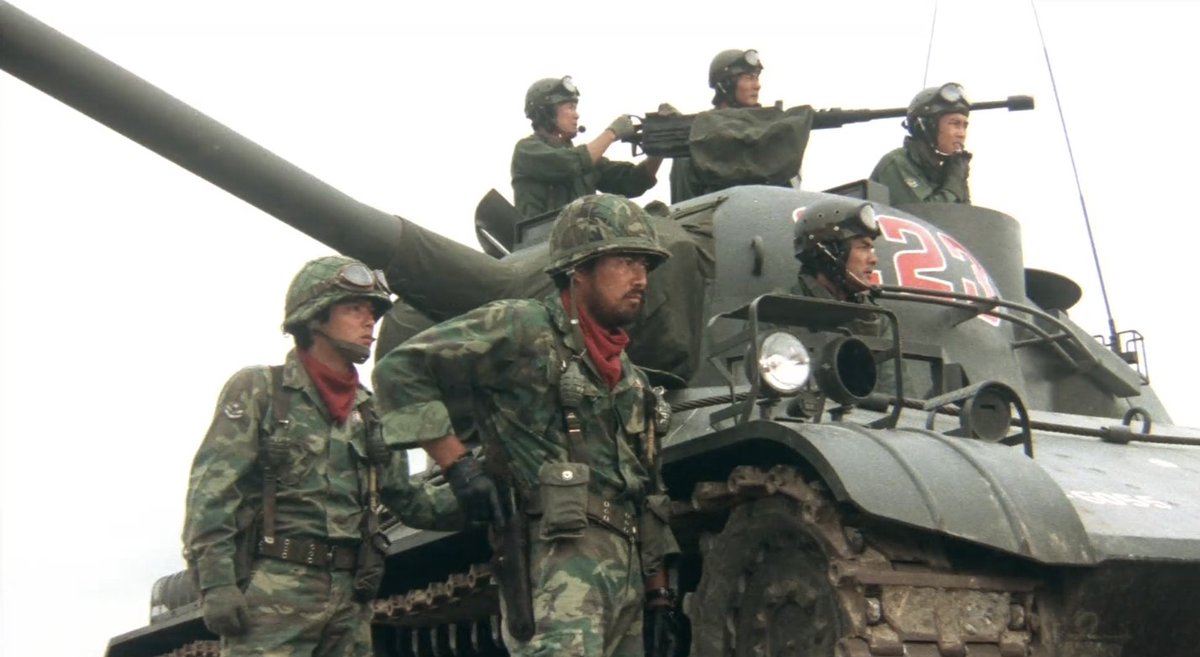 戦国自衛隊」(1979)、忠実に再現されたプロップの61式戦車。ハリウッド