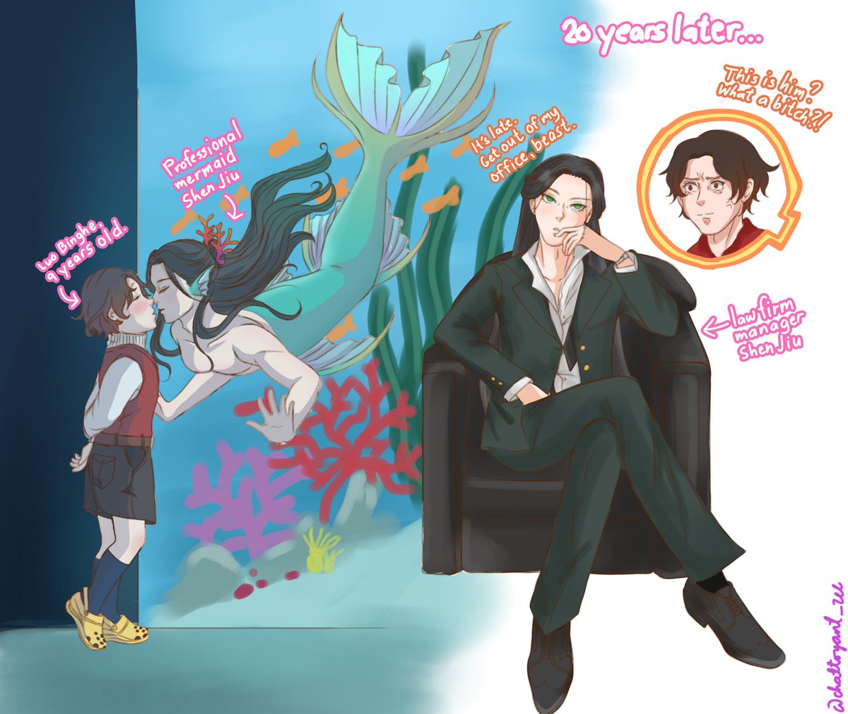 local man bingge distraught upon finding out his childhood crush