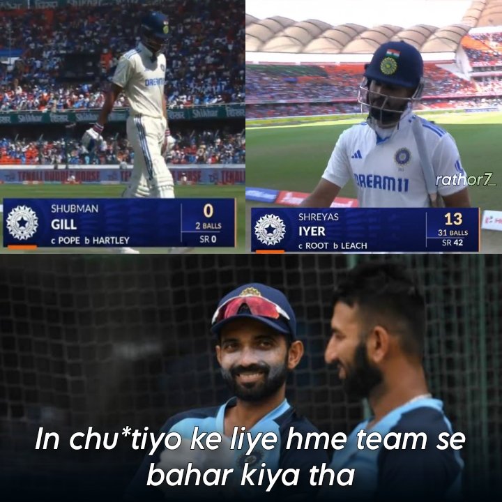 Gill and Shreyas 😹
#Bazball
#INDvsENGTest