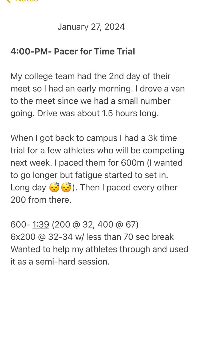 Yesterday work. I hope I helped my athletes through their session