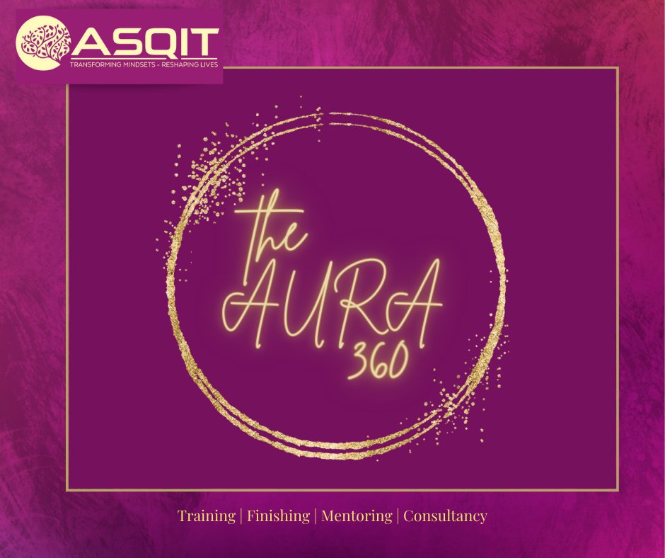 Unveiling The Aura 360—an innovative program that includes training, mentorship, consultancy, and finishing touches. Exciting updates coming your way soon. Stay tuned! 

#TheAura360 #InnovationInTraining #MentorshipJourney #ConsultancyExcellence #FinishingTouches #ASQIT