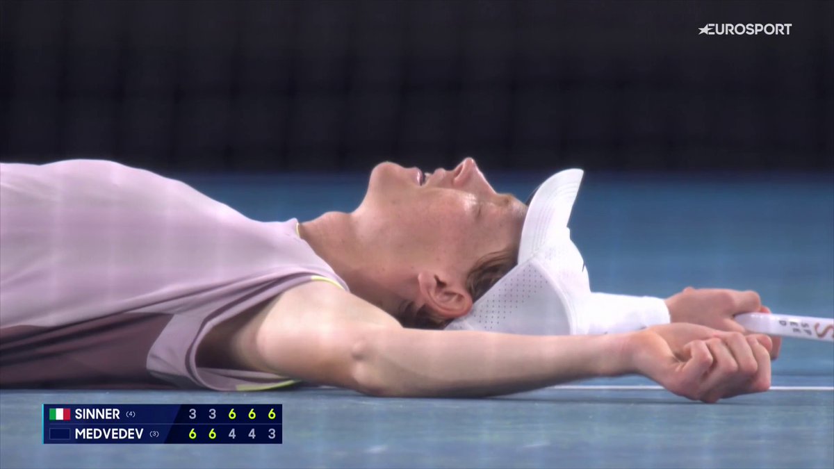 SIAMO IN ESTASI. 

#EurosportTENNIS | #AusOpen | #AO2024 | #Sinner | #SinnerMedvedev
