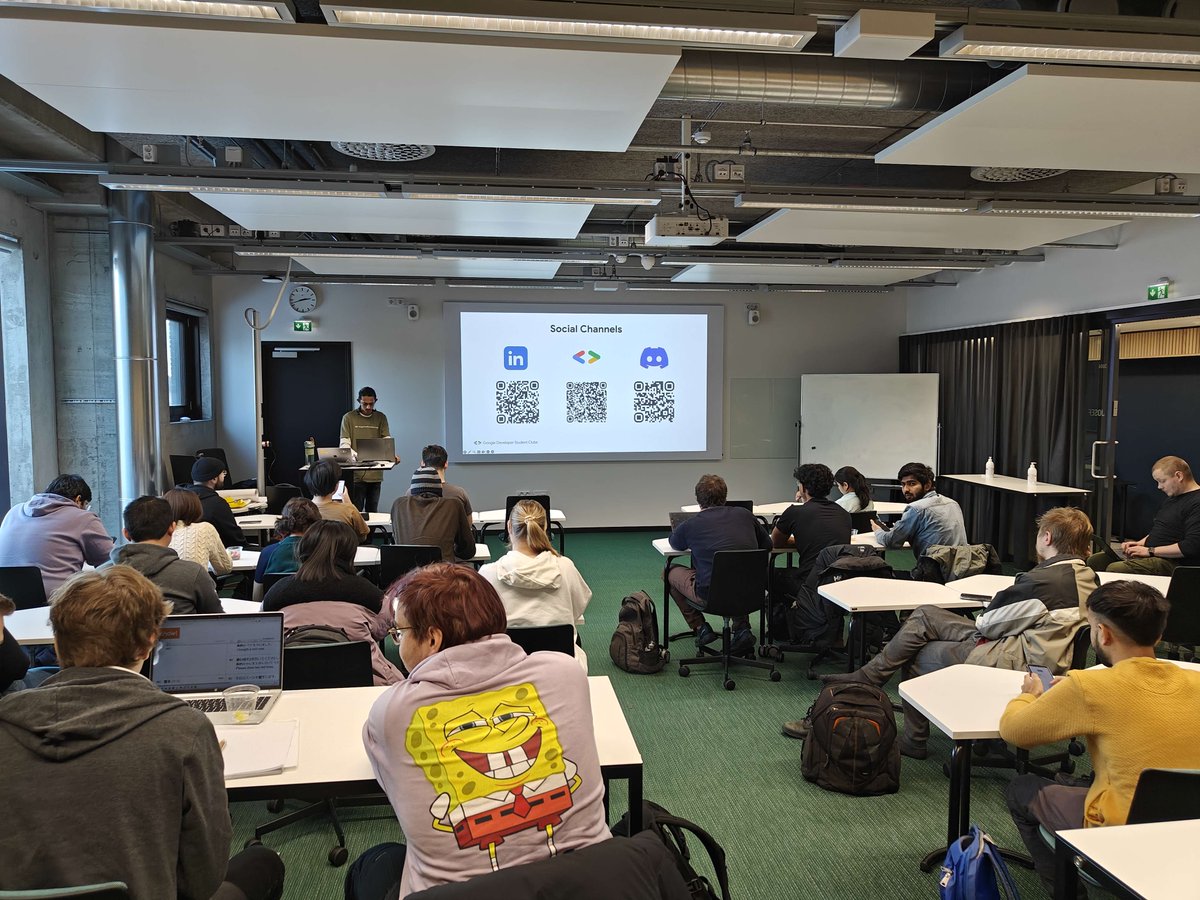 0xRavi's tweet photo. 🎉 Our First IRL GDSC Event! 🚀

Hello, tech enthusiasts and brilliant minds!

We just wrapped up our first in-person event for the Google Developer Student Club - TUAS, co-hosted with my incredible co-lead Eetu Runonen. What an incredible experience it was! 🌟

From the lively discussions to the enthusiastic participation, every moment was a testament to the passion and talent in our community. A heartfelt thank you to each one of you who joined us at the event, turning this event into a memorable and inspiring gathering.

Highlights of the Day:
- 🤝 Networking galore! It was amazing to see so many connections being made.
- 💻 Engaging sessions that sparked curiosity and learning.
- 🎤 Thought-provoking Q&As – your questions were insightful!
- 😄 The sheer joy of sharing a space with like-minded individuals.

Looking Ahead:
Stay tuned for more events, workshops, and tech talks! We're just getting started, and we promise, the future is bright and exciting with GDSC!

📸 Don't forget to check out the event photos and tag yourselves!

Keep Innovating, Keep Inspiring! 💡

Until next time, keep coding, connecting, and creating!

#GDSC #TechEvent #Networking #Learning #CommunityLove #google #googledeveloperstudentclubs #gathering #GDG #developerstudentclubs #students #googledevelopergroups