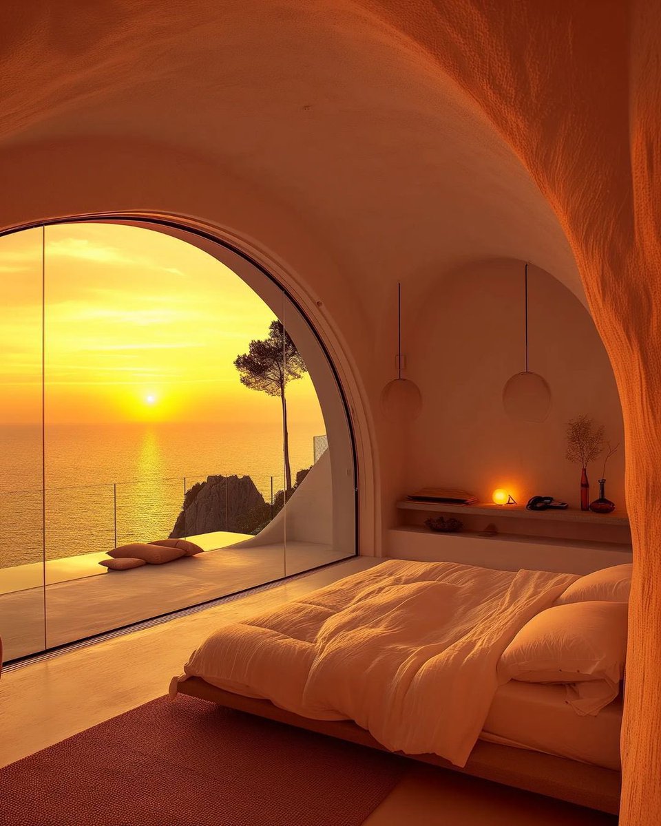 this bedroom view is therapeutic